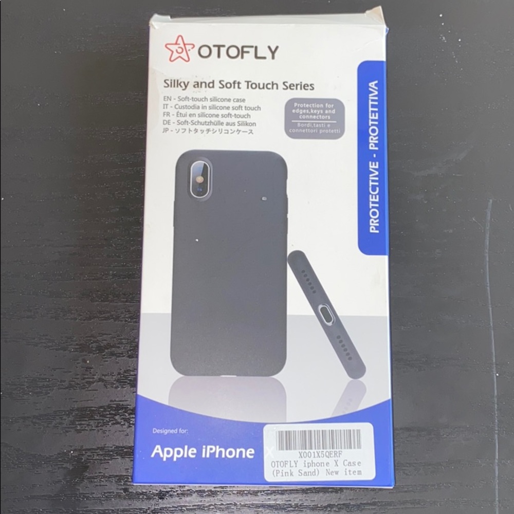 Pink sand I phone X case